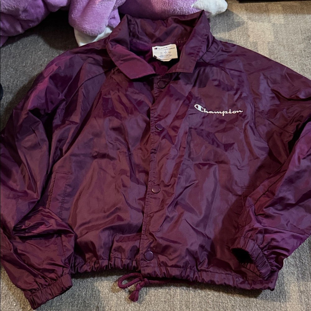 Champion womens Maroon Raincoat